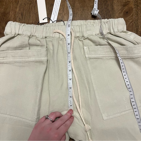 NWT Mustard Seed Wide Leg Distressed Drawstring Cargo Relaxed Fit Pants Small - Picture 7 of 11